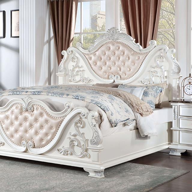 Furniture of America Esparanza CM7478WH-EK King Bed