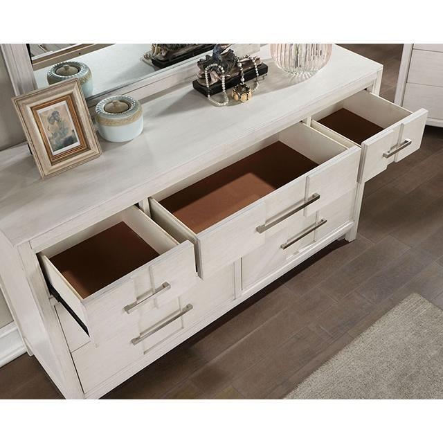 Large Picture of Furniture of America Berenice CM7580WH-D Dresser