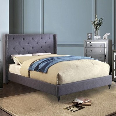 Furniture of America Anabelle CM7677BL-EK-BED-VN King Bed