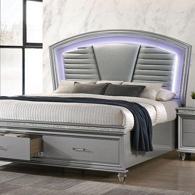 Furniture of America Maddie CM7899SV-Q Queen Bed