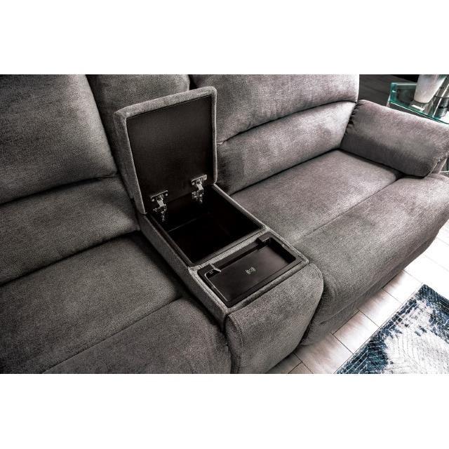 Large Picture of Furniture of America Cerelia CM9909GY-SECT-PM Power Sectional