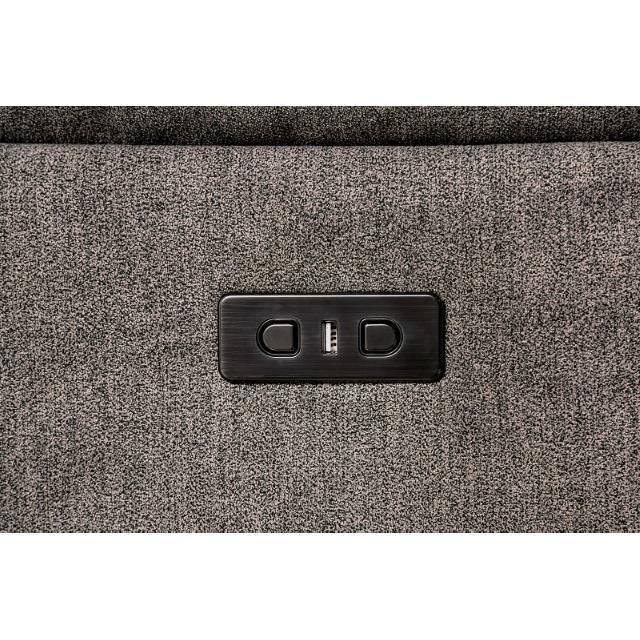 Large Picture of Furniture of America Cerelia CM9909GY-SECT-PM Power Sectional