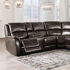 Furniture of America Gorgius CM9910ES-SECT-PM Power Sectional