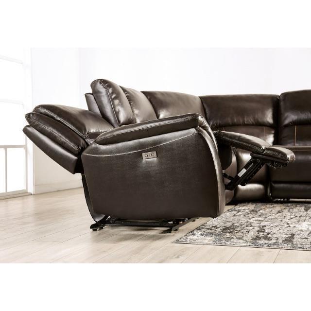 Large Picture of Furniture of America Gorgius CM9910ES-SECT-PM Power Sectional