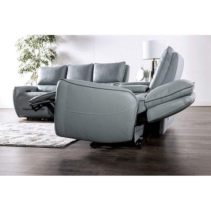 Large Picture of Furniture of America Phineas CM9921PB-LV-PM Power Loveseat