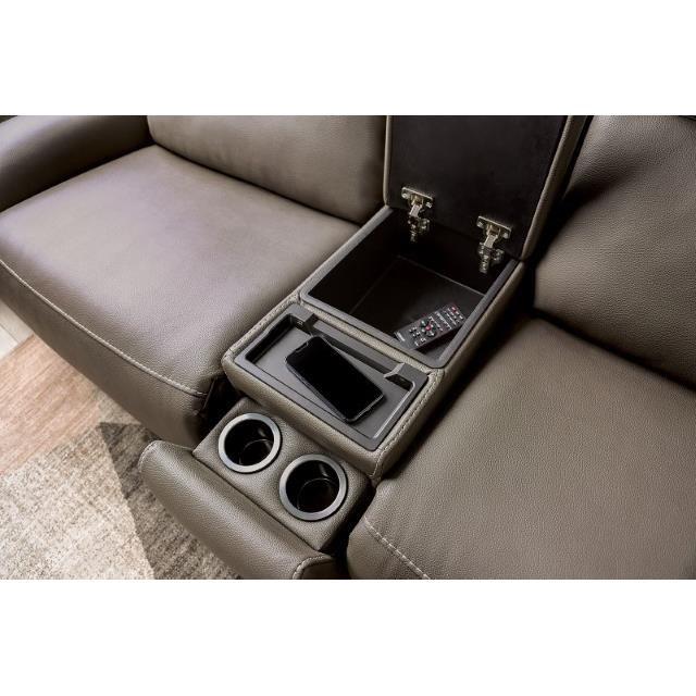 Large Picture of Furniture of America Edmondus CM9923GY-SECT-PM Power Sectional
