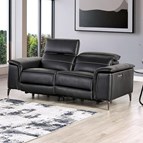 Furniture of America Ascona CM9927BK-LV-PM Power Loveseat
