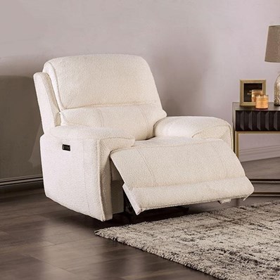 Furniture of America Morcote FM62001BG-CH-PM Power Recliner