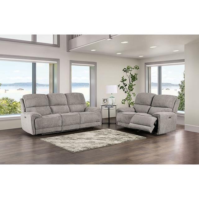 Large Picture of Furniture of America Morcote FM62001LG-SF-PM Power Sofa