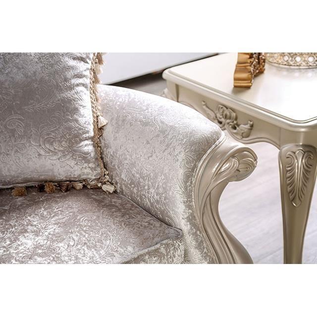 Large Picture of Furniture of America Acapulco FM65001WH-CH Chair