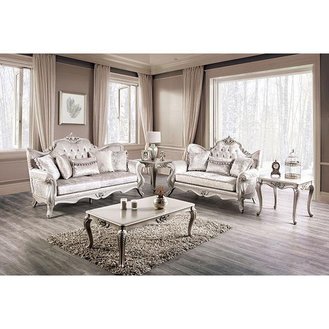 Large Picture of Furniture of America Acapulco FM65001WH-SF Sofa