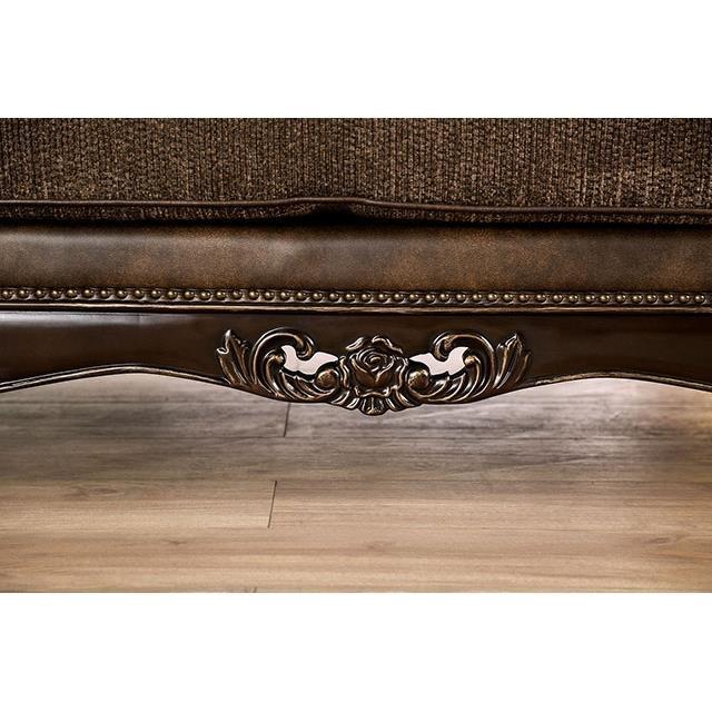 Large Picture of Furniture of America Ensenada FM65003BR-LV Loveseat
