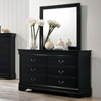 Furniture of America Louis Philippe FM7866BK-D Dresser