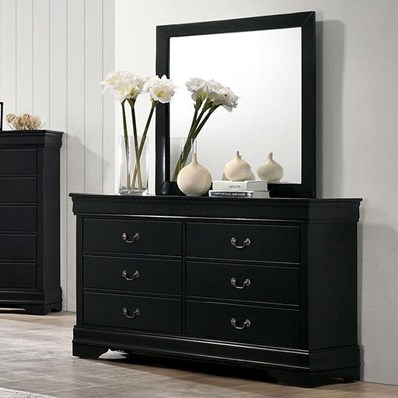 Furniture of America Louis Philippe FM7866BK-D Dresser