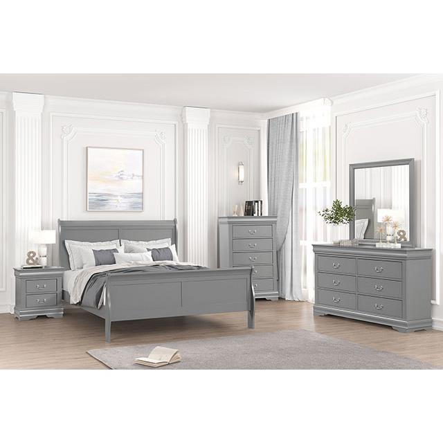 Large Picture of Furniture of America Louis Philippe FM7866GY-C