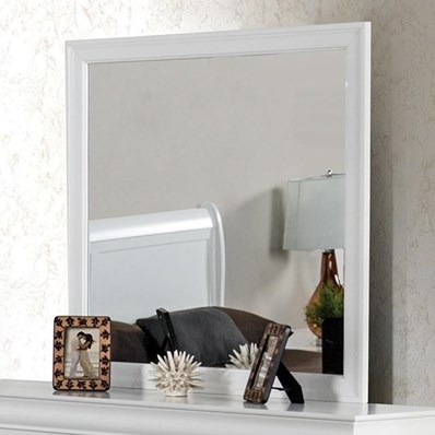 Furniture of America Louis Philippe FM7866WH-M Mirror
