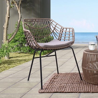 Furniture of America Livana FM80002NT-CH-2PK Outdoor Chair