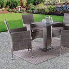 Furniture of America Aminta FM80004GY-5PC-06GY Patio Bistro Set