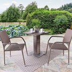 Furniture of America Aminta FM80004NT-3PC-05NT Patio Bistro Set