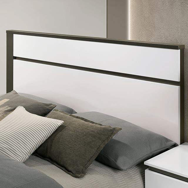 Large Picture of Furniture of America Birsfelden FOA7225WH-CK California King Bed