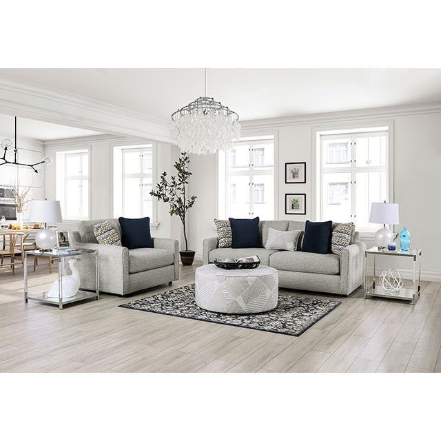 Large Picture of Furniture of America Chancery SM8194-CH Chair and Half