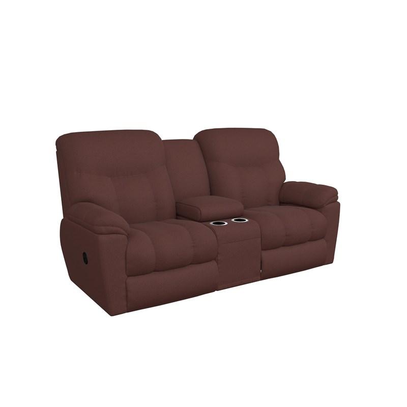 La-Z-Boy Morrison Reclining Loveseat w/ Console - Burgundy