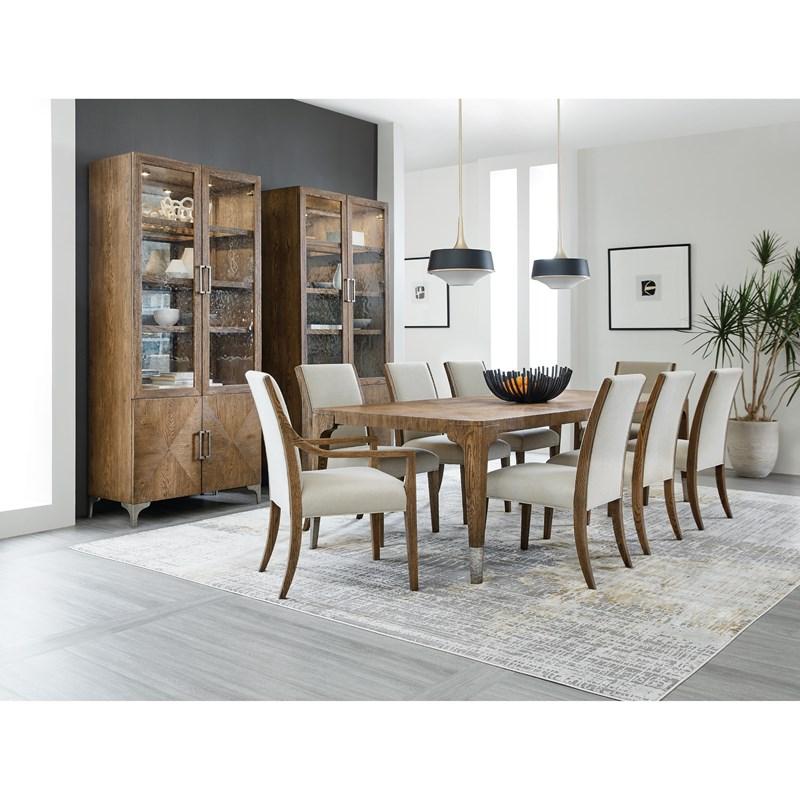 Large Picture of Hooker Furniture 6033-75200-85 Chapman Leg Table with 1-24 in Leaf