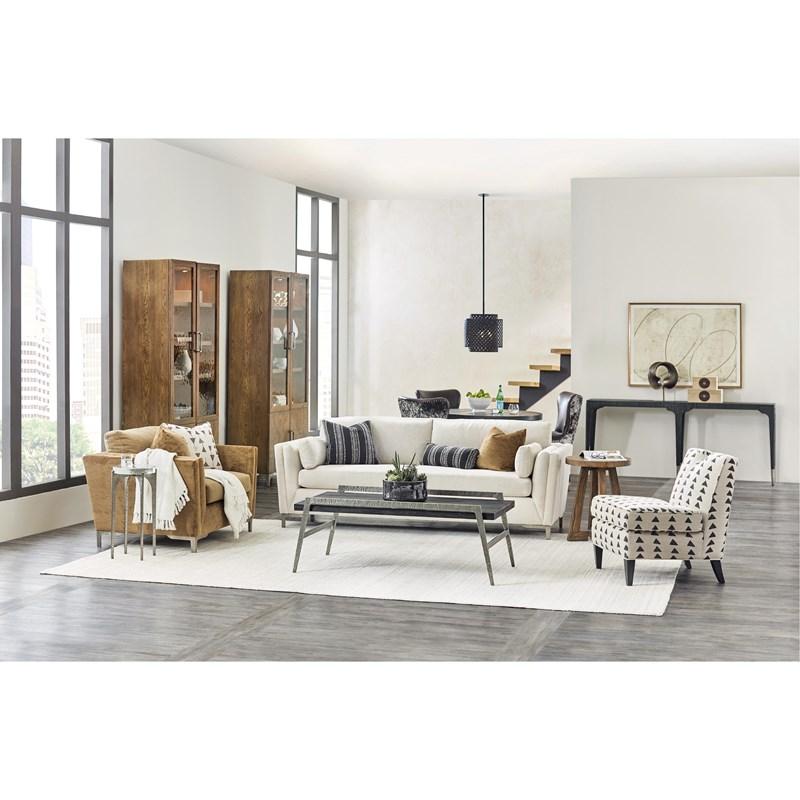 Large Picture of Hooker Furniture 6033-80210-99 Chapman Shou Sugi Ban Rectangle Cocktail Table