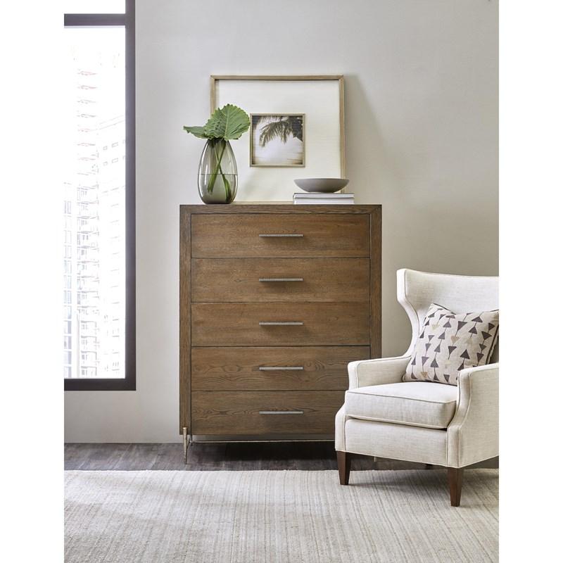 Large Picture of Hooker Furniture 6033-90110-85 Chapman Five-Drawer Chest