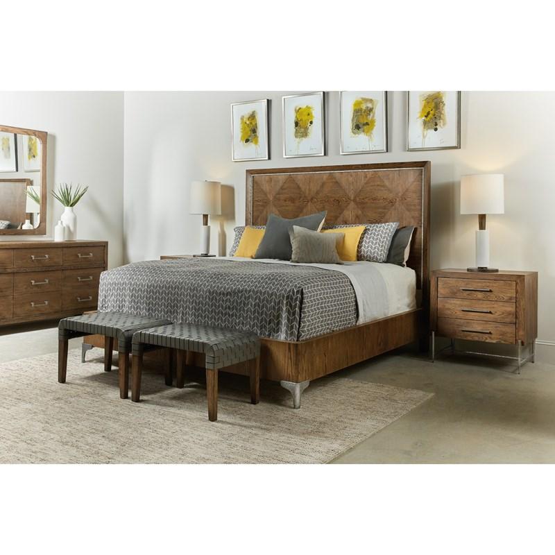 Large Picture of Hooker Furniture 6033-90116-85 Chapman Three-Drawer Nightstand