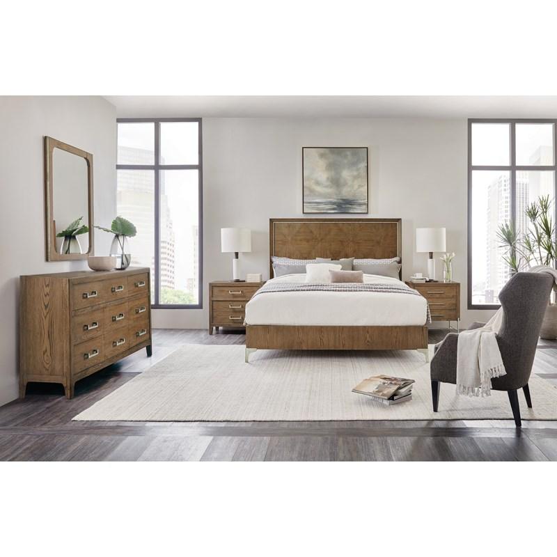 Large Picture of Hooker Furniture 6033-90116-85 Chapman Three-Drawer Nightstand