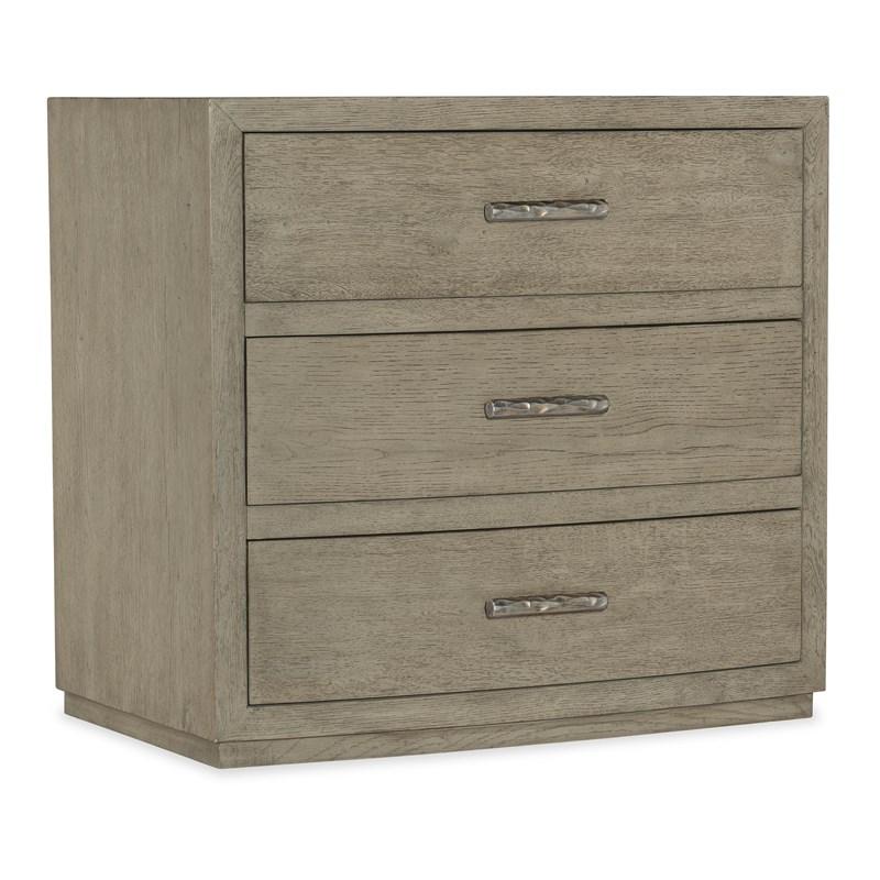 Hooker Furniture 6150-90216-85 Linville Falls Ashford Three Drawer Nightstand