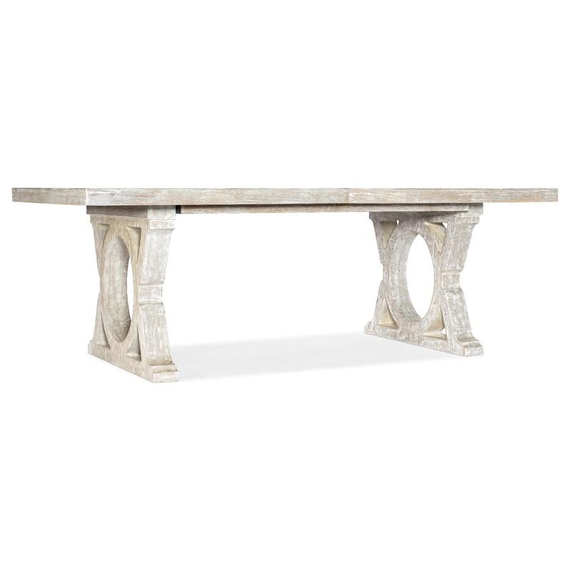 Hooker Furniture 6350-75207-80 Serenity Topsail Rectangle Dining Table with 2-18in Leaves