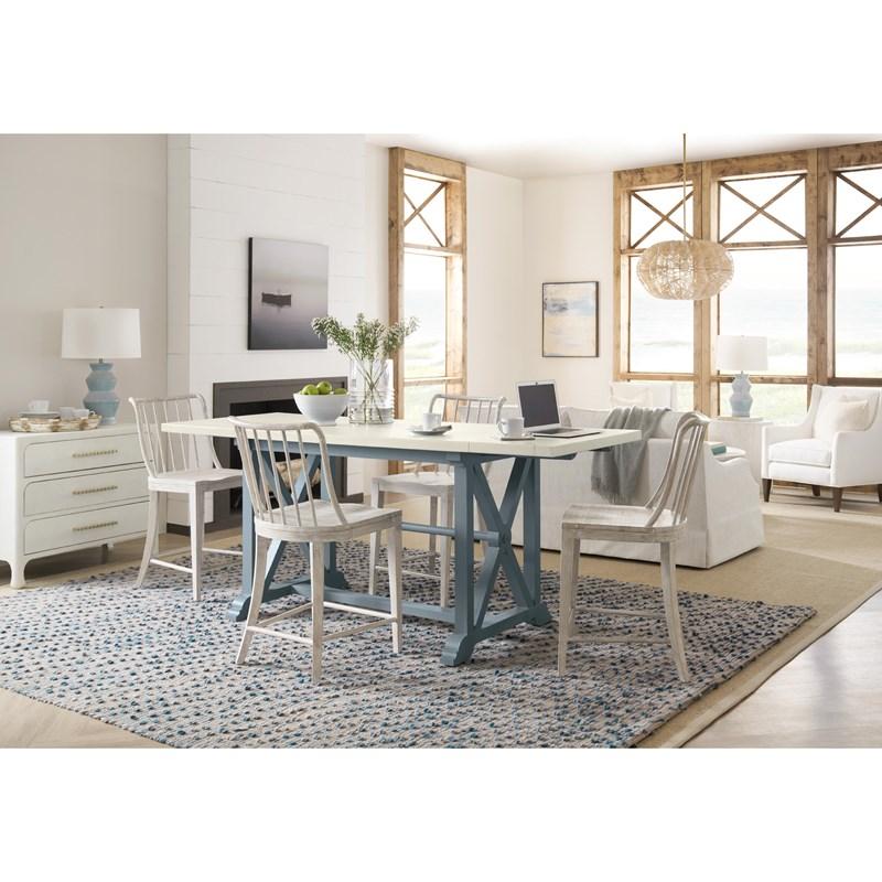 Large Picture of Hooker Furniture 6350-75350-80 Serenity Bermuda Counter Chair