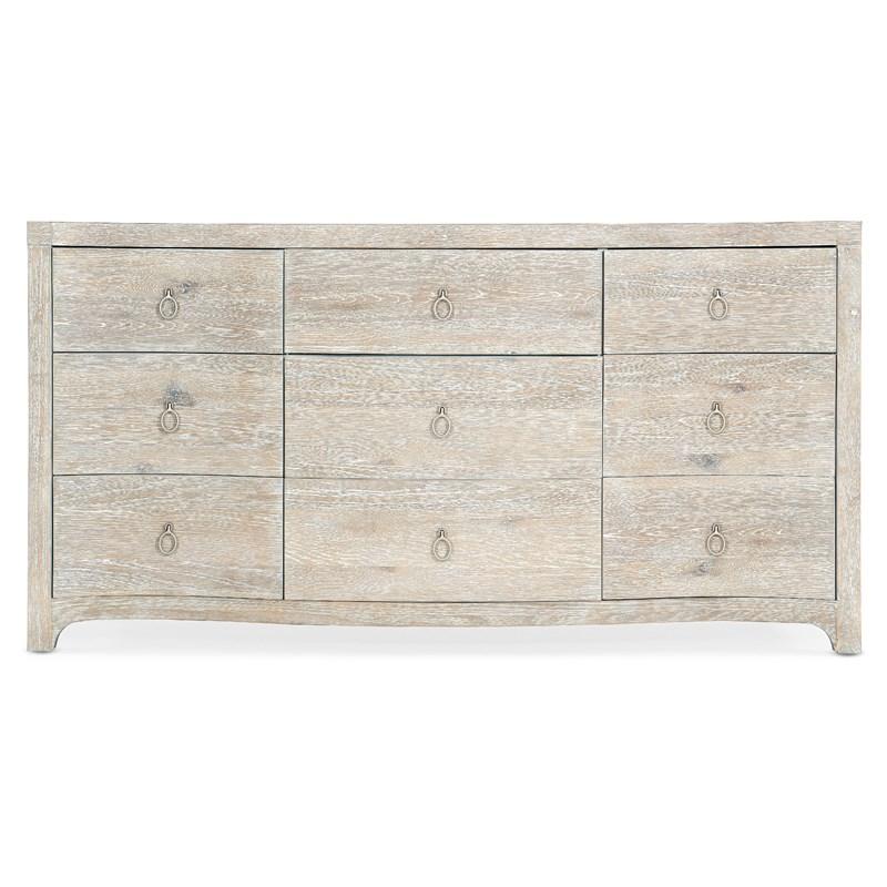 Large Picture of Hooker Furniture 6350-90202-80 Serenity Harbour Nine Drawer Dresser