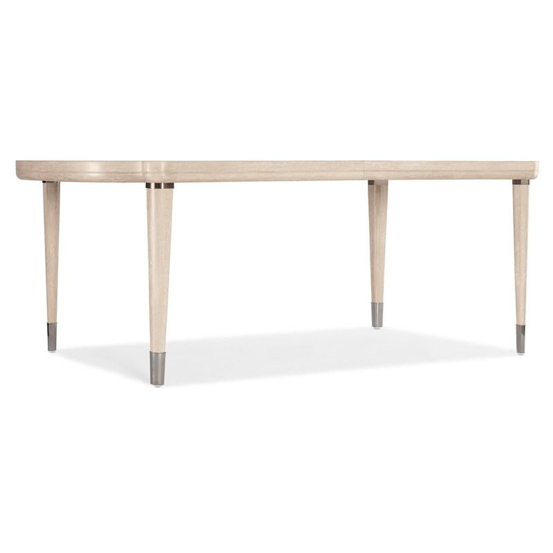 Hooker Furniture 6500-75200-80 Nouveau Chic Rectangle Dining Table with 1-22in Leaf