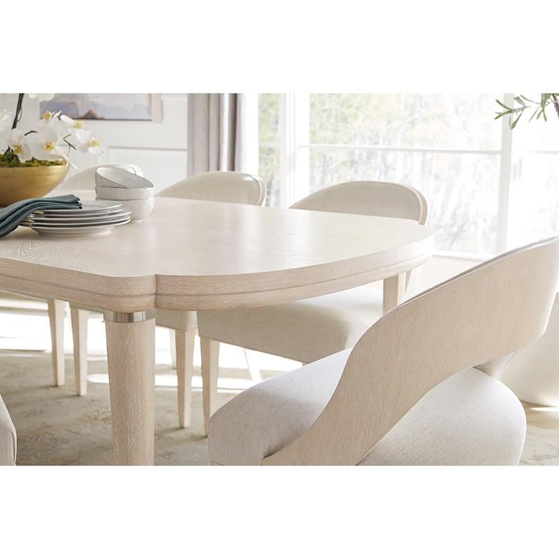 Large Picture of Hooker Furniture 6500-75200-80 Nouveau Chic Rectangle Dining Table with 1-22in Leaf