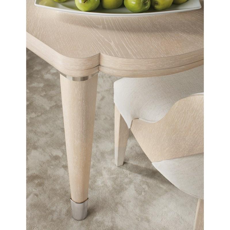 Large Picture of Hooker Furniture 6500-75200-80 Nouveau Chic Rectangle Dining Table with 1-22in Leaf