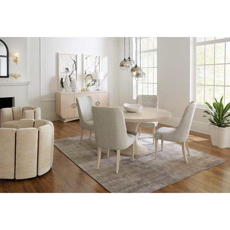 Large Picture of Hooker Furniture 6500-75203-80 Nouveau Chic Round Pedestal Dining Table