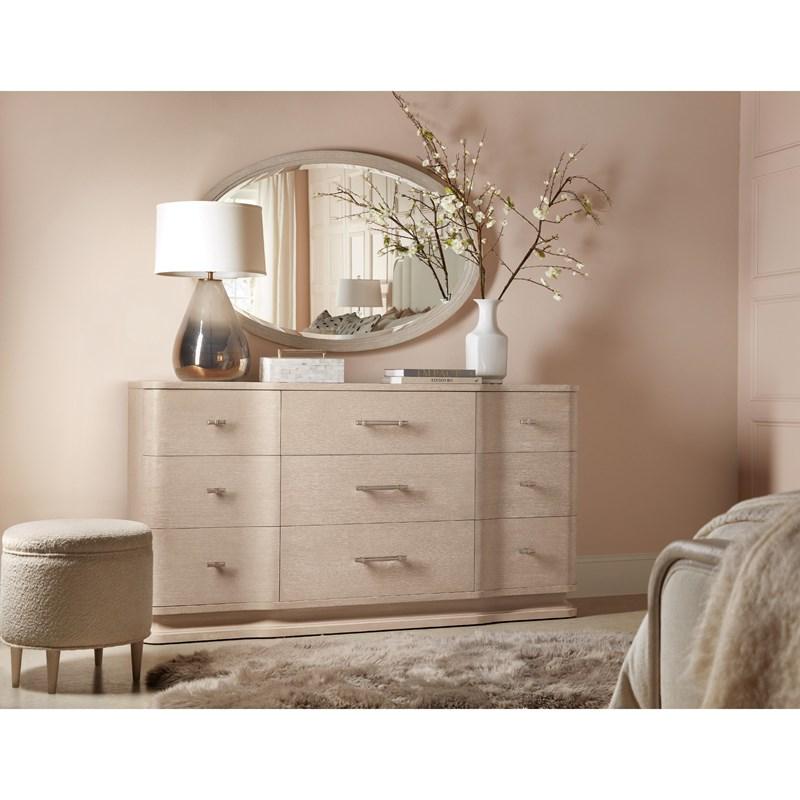 Large Picture of Hooker Furniture 6500-90002-80 Nouveau Chic Nine Drawer Dresser