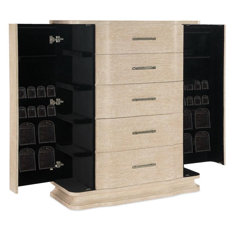Large Picture of Hooker Furniture 6500-90010-80 Nouveau Chic Five Drawer Chest