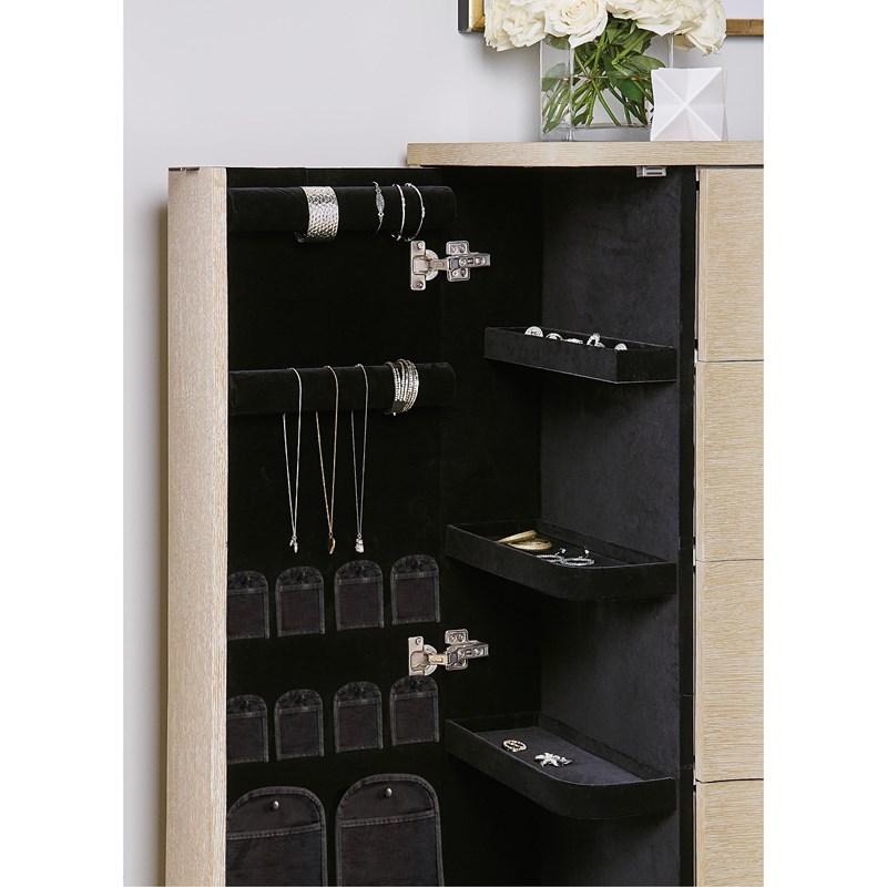 Large Picture of Hooker Furniture 6500-90010-80 Nouveau Chic Five Drawer Chest