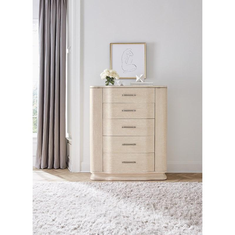 Large Picture of Hooker Furniture 6500-90010-80 Nouveau Chic Five Drawer Chest
