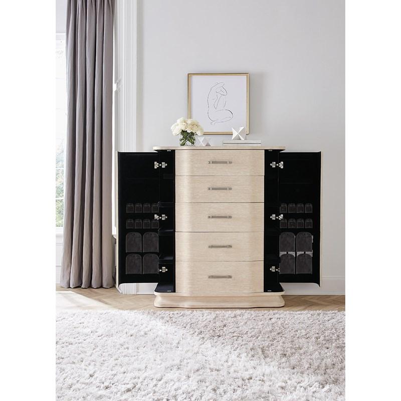 Large Picture of Hooker Furniture 6500-90010-80 Nouveau Chic Five Drawer Chest