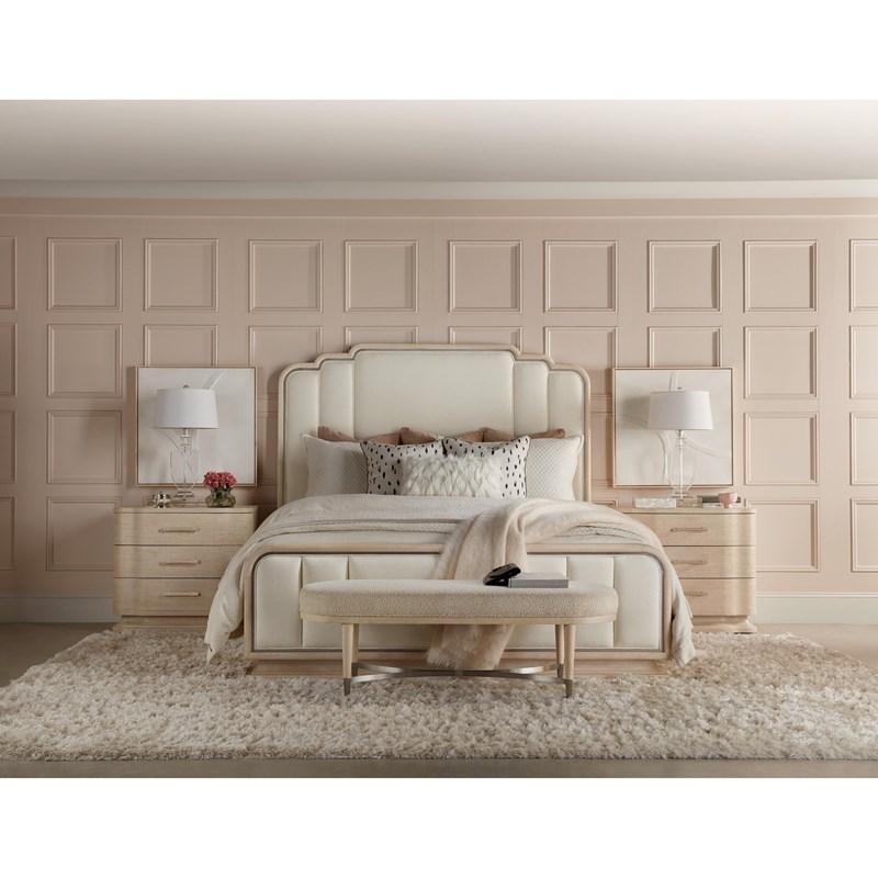 Large Picture of Hooker Furniture 6500-90866-80 Nouveau Chic King Upholstered Bed