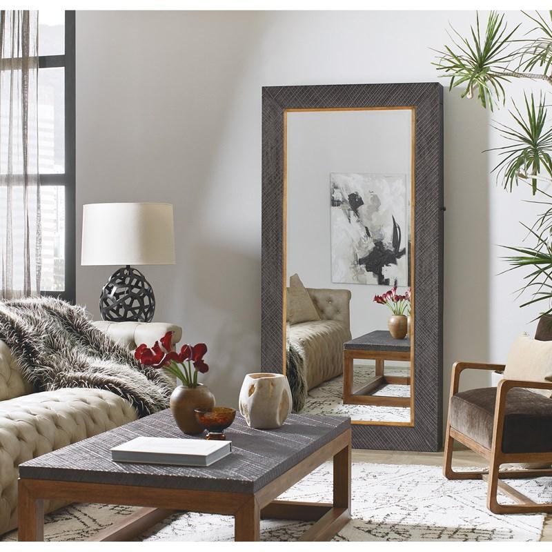 Large Picture of Hooker Furniture 6700-50007-99 Big Sky Floor Mirror withJewelry Storage