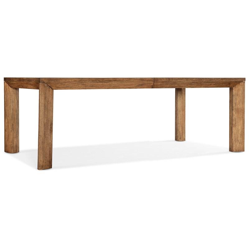 Hooker Furniture 6700-75207-80 Big Sky Leg Table with 1-24 in Leaf