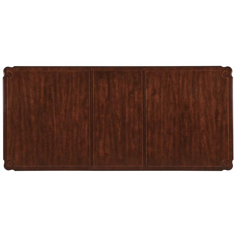 Large Picture of Hooker Furniture 6750-75200-00 Charleston Rectangle Leg Dining Table w-2-22in leaves