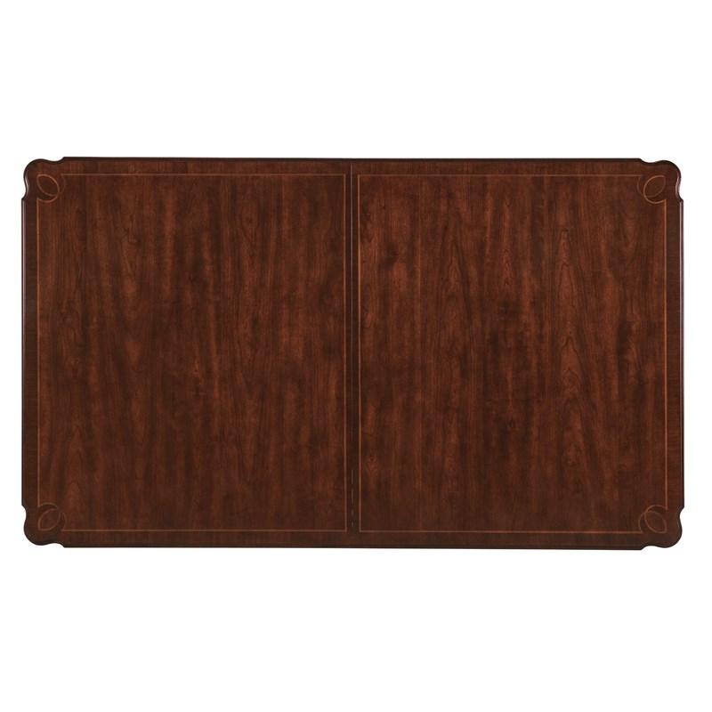 Large Picture of Hooker Furniture 6750-75200-00 Charleston Rectangle Leg Dining Table w-2-22in leaves