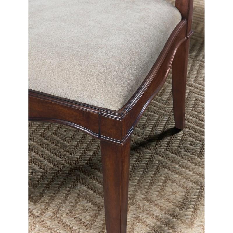 Large Picture of Hooker Furniture 6750-75310-85 Charleston Upholstered Seat Side Chair